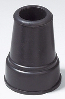 Embout de canne anglaise diamètre 15 mm base 35 mm noir