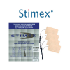 Electrode autocollante réutilisable rectangulaire 50 x 130 mm série Stimex (sac de 4)
