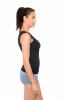 T-shirt correcteur de posture pour le quotidien Lyne Up Percko femme noir taille PK7  