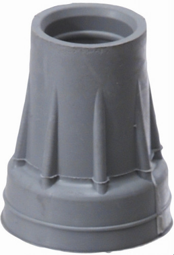 Embout de déambulateur diamètre 19-22 mm base 38 mm gris clair
