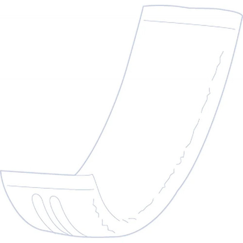 Couche droite 15 x 60 cm traversable protection rectangular Pad (4 sachets de 28)