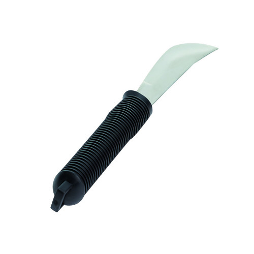 Couteau lesté à large manche coloris noir