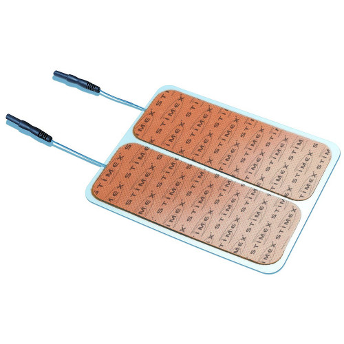 Electrode autocollante réutilisable rectangulaire 50 x 130 mm série Stimex (sac de 4)