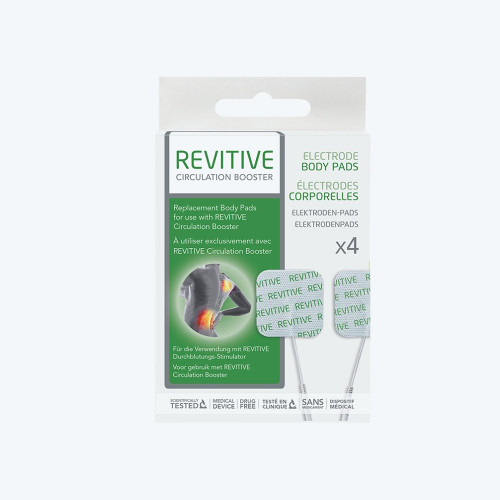 Electrodes pour stimulateur Revitive Medic Pharma 50 x 50 mm (lot de 2 x 2)