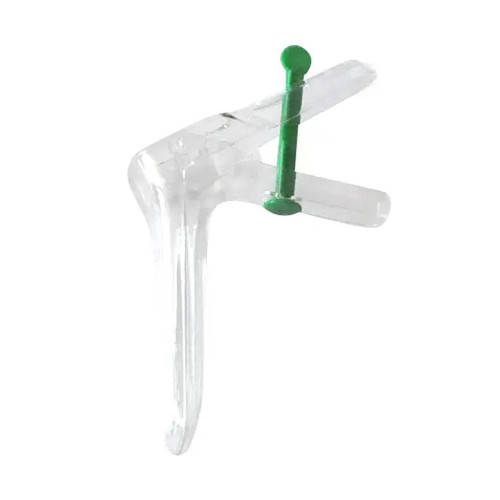 Spéculum vaginal diamètre 30 mm vert à usage unique stérile vis verte