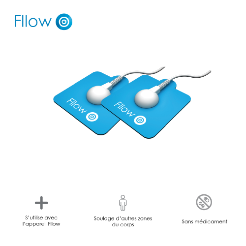 Electrode Tens-Fllow pour stimulateur Fllow Expert (lot de 4)